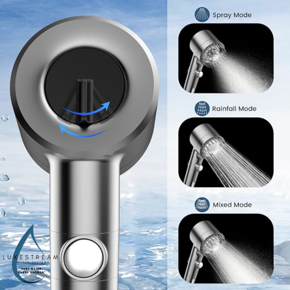 LuxeStream's Premium Filtered Shower Head (Special Deal🚨)